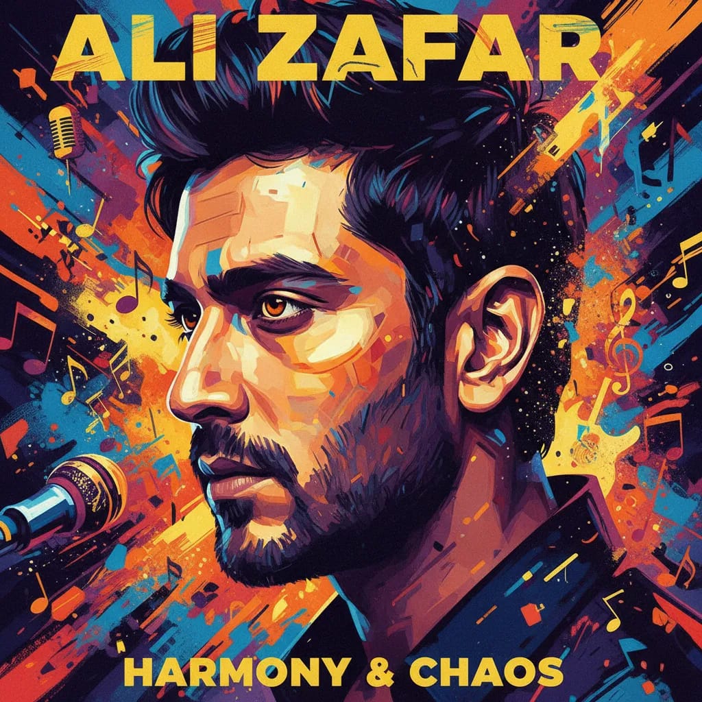 Artistic portrait of Ali Zafar