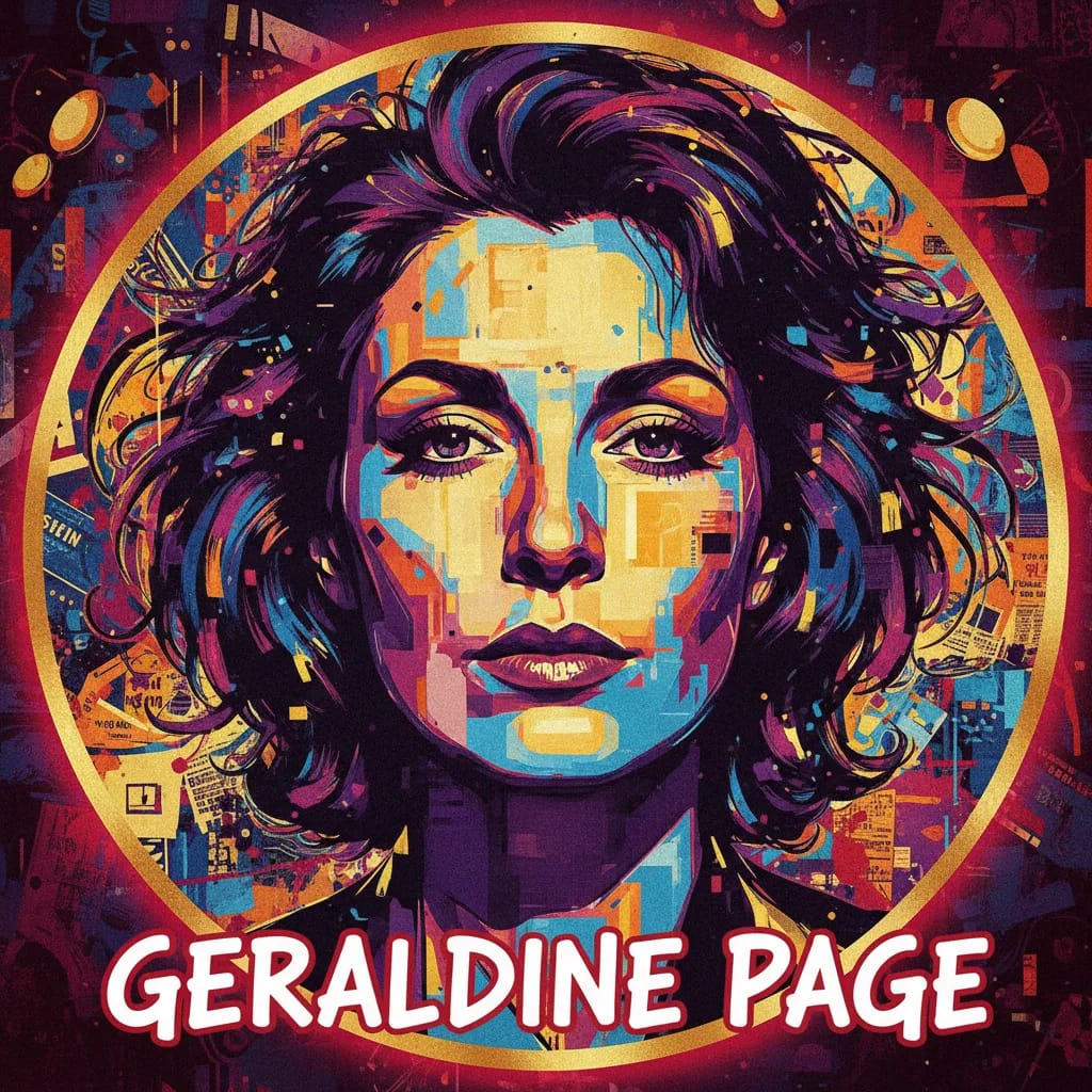 Artistic portrait of Geraldine Page