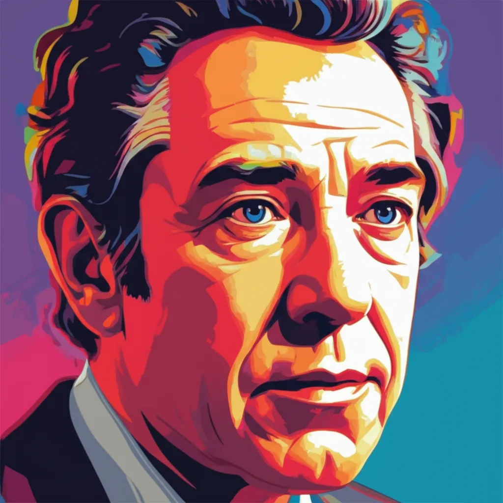 Artistic portrait of Michael J. Pollard
