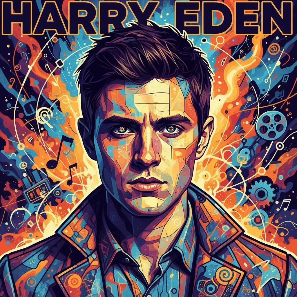 Artistic portrait of Harry Eden