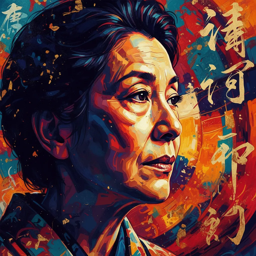 Artistic portrait of Kirin Kiki