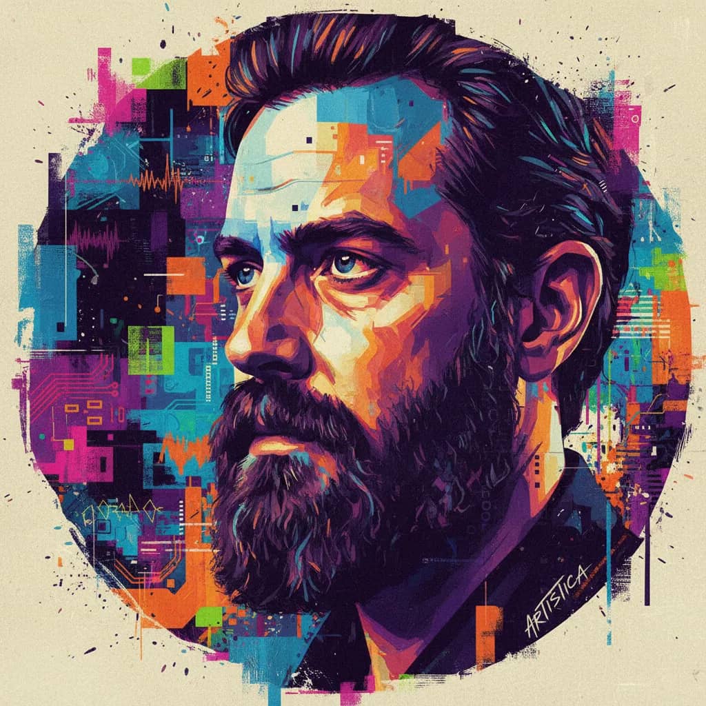 Portrait of Angus Sampson