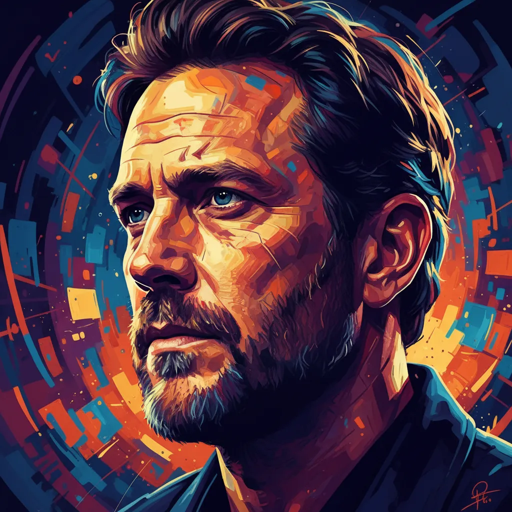 Artistic portrait of Shea Whigham