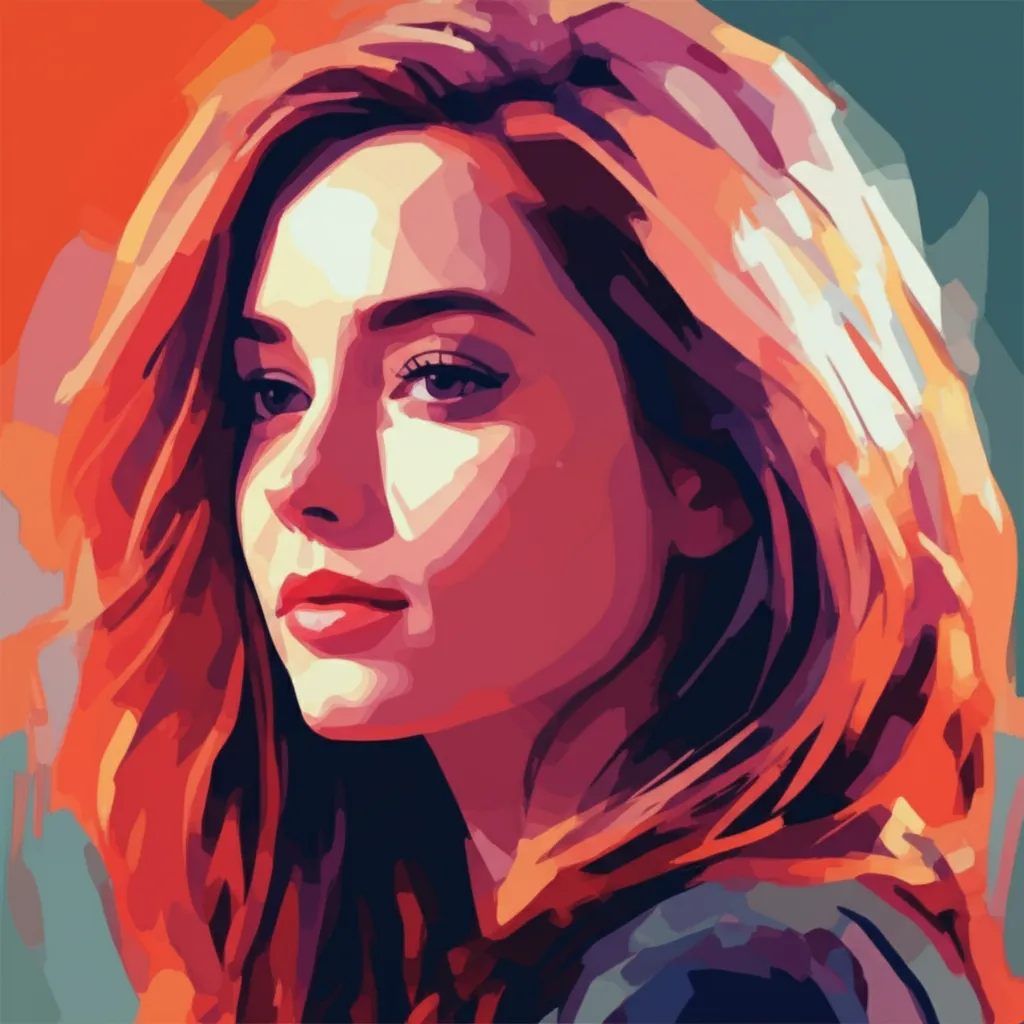 Artistic portrait of Ambyr Childers