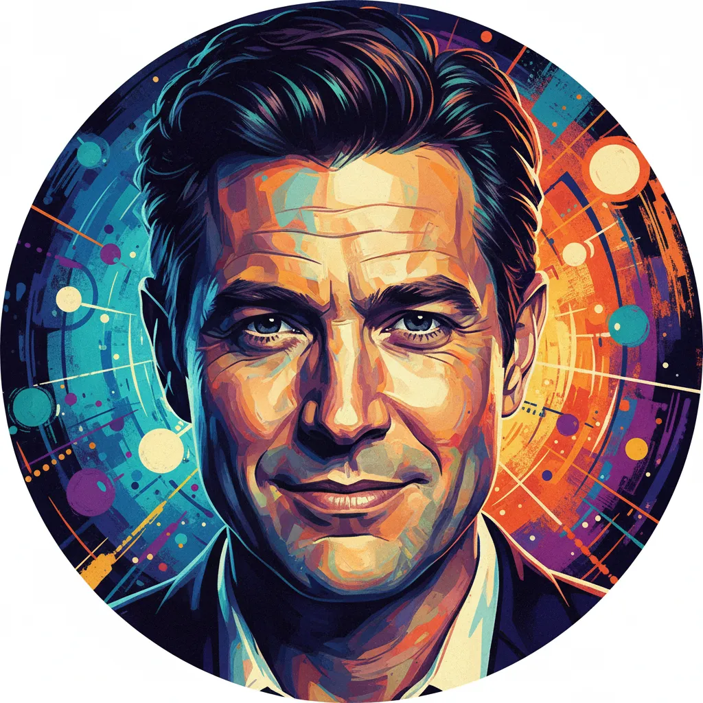 Artistic portrait of Gregg Edelman