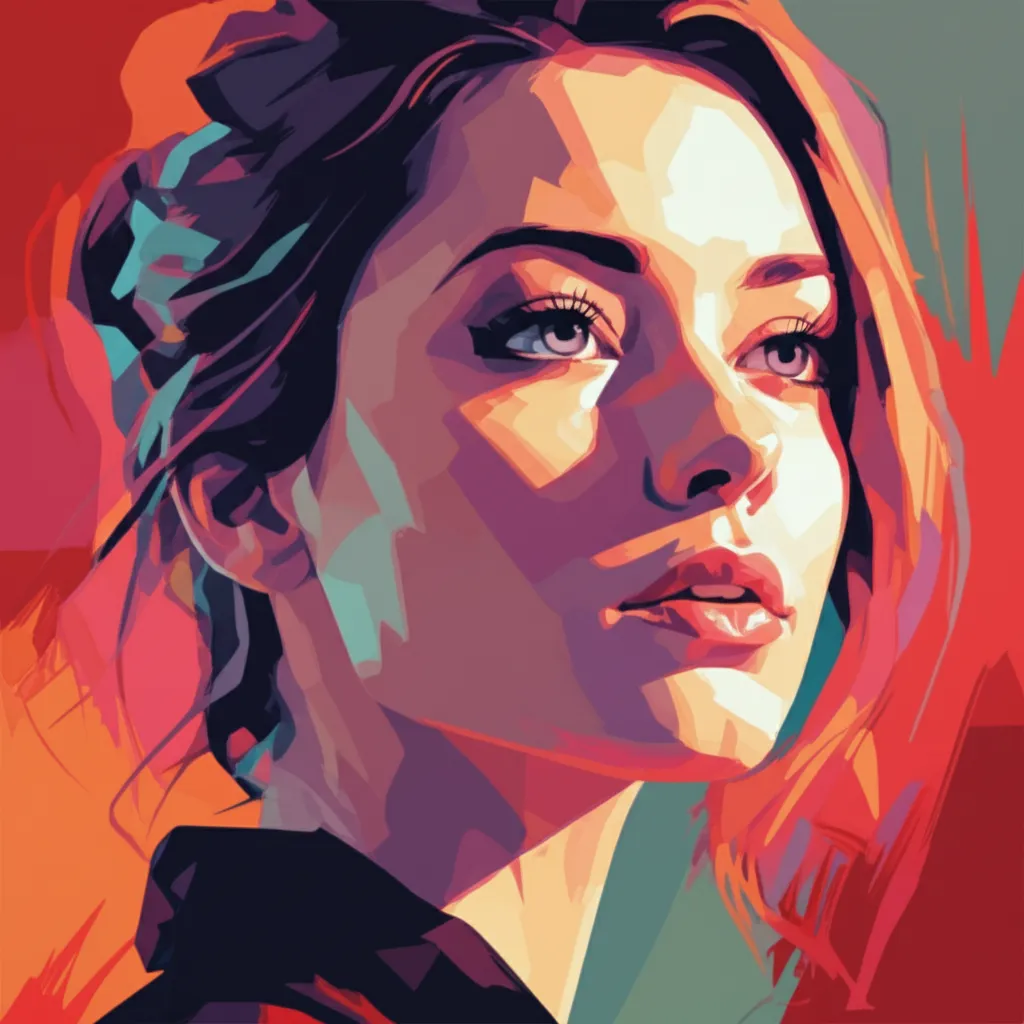 Artistic portrait of Alexandra Moen