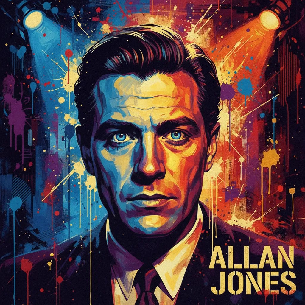 Artistic portrait of Allan Jones