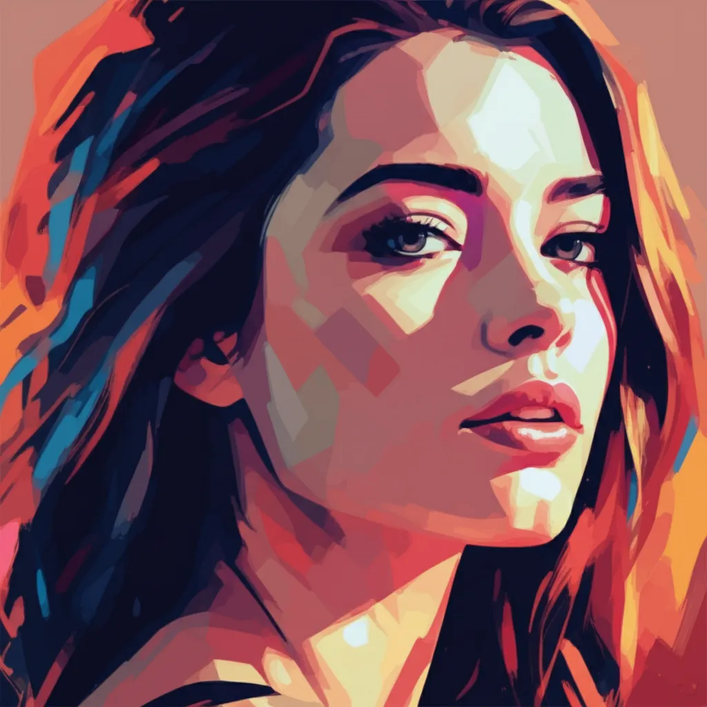 Artistic portrait of Hayley Atwell