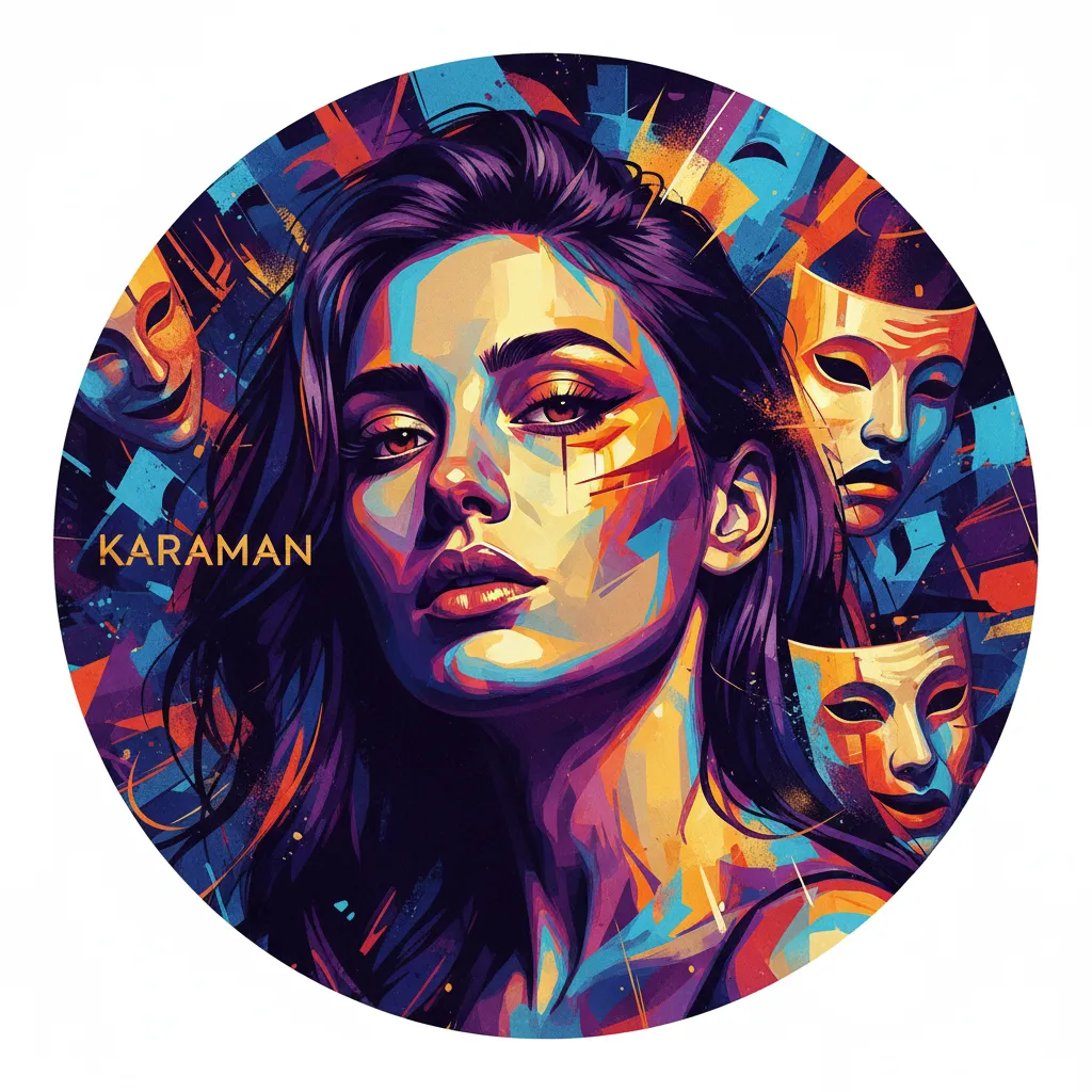 Artistic portrait of Valeriia Karaman