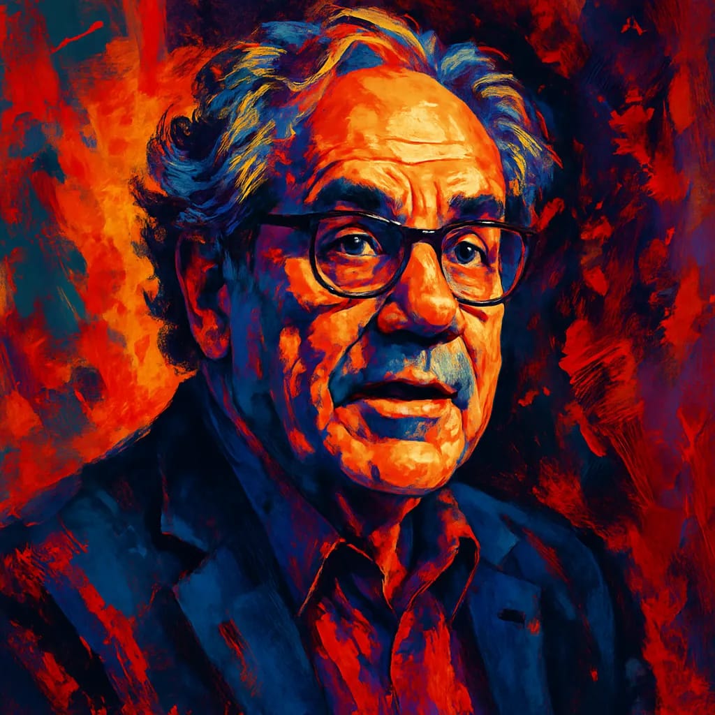Artistic portrait of Robert Klein