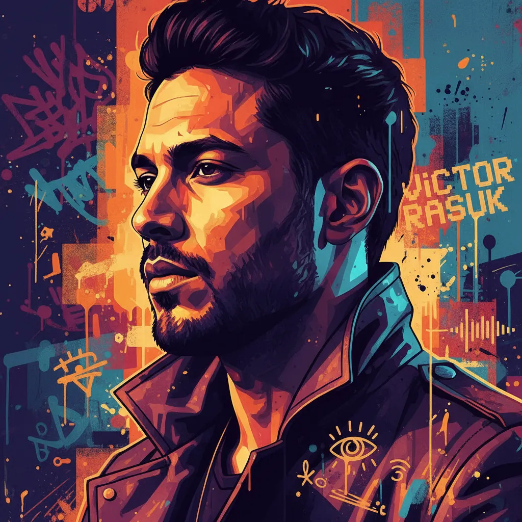 Artistic portrait of Victor Rasuk