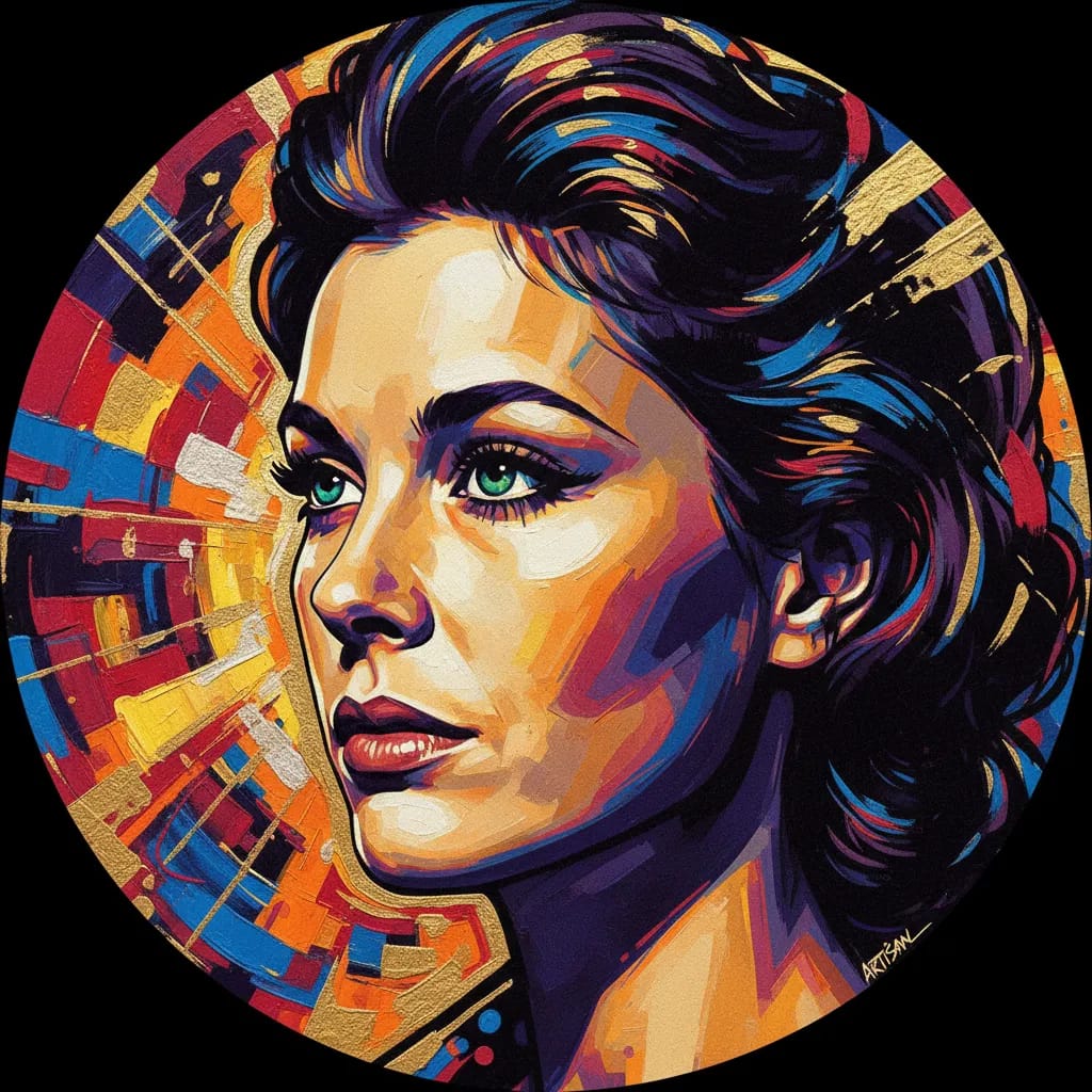 Artistic portrait of Susan Clark