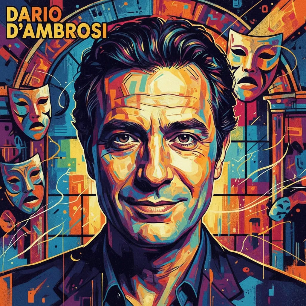 Artistic portrait of Dario D'Ambrosi