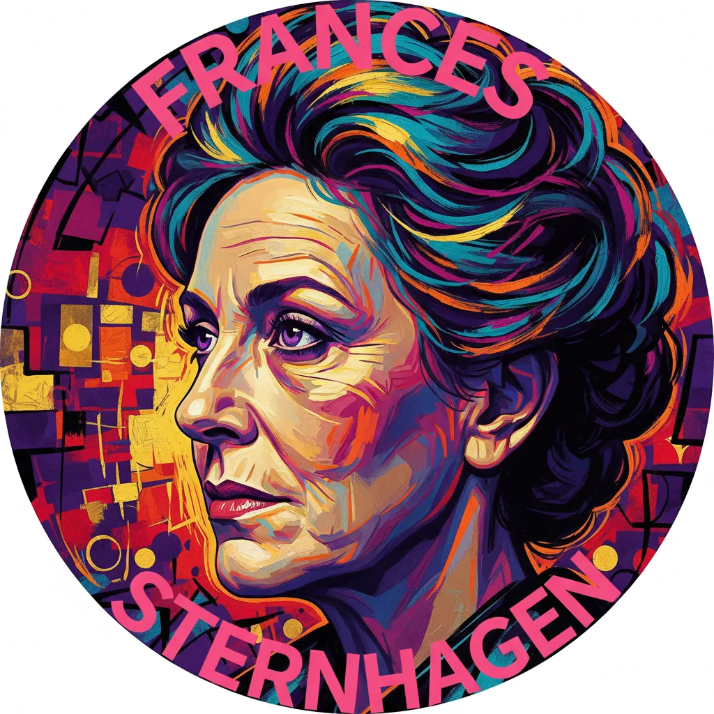 Artistic portrait of Frances Sternhagen