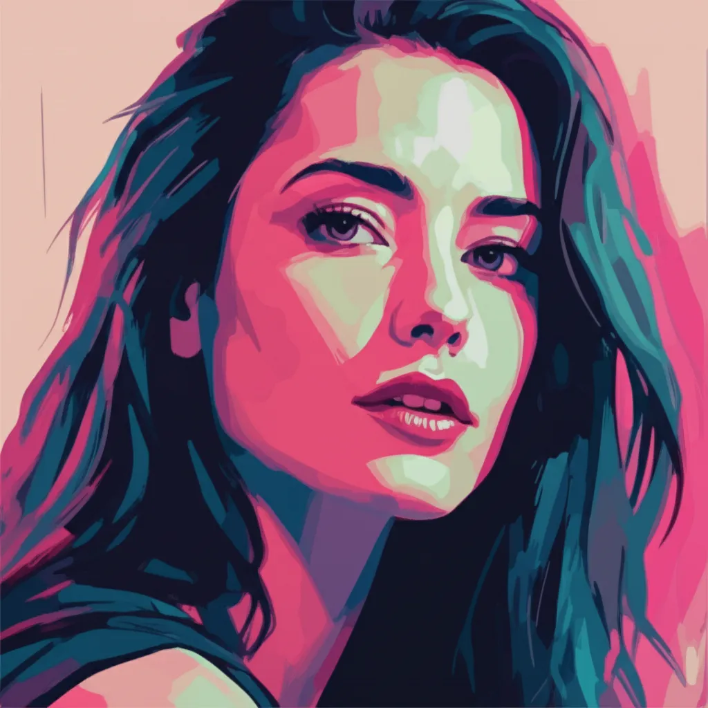 Artistic portrait of Jennifer Connelly