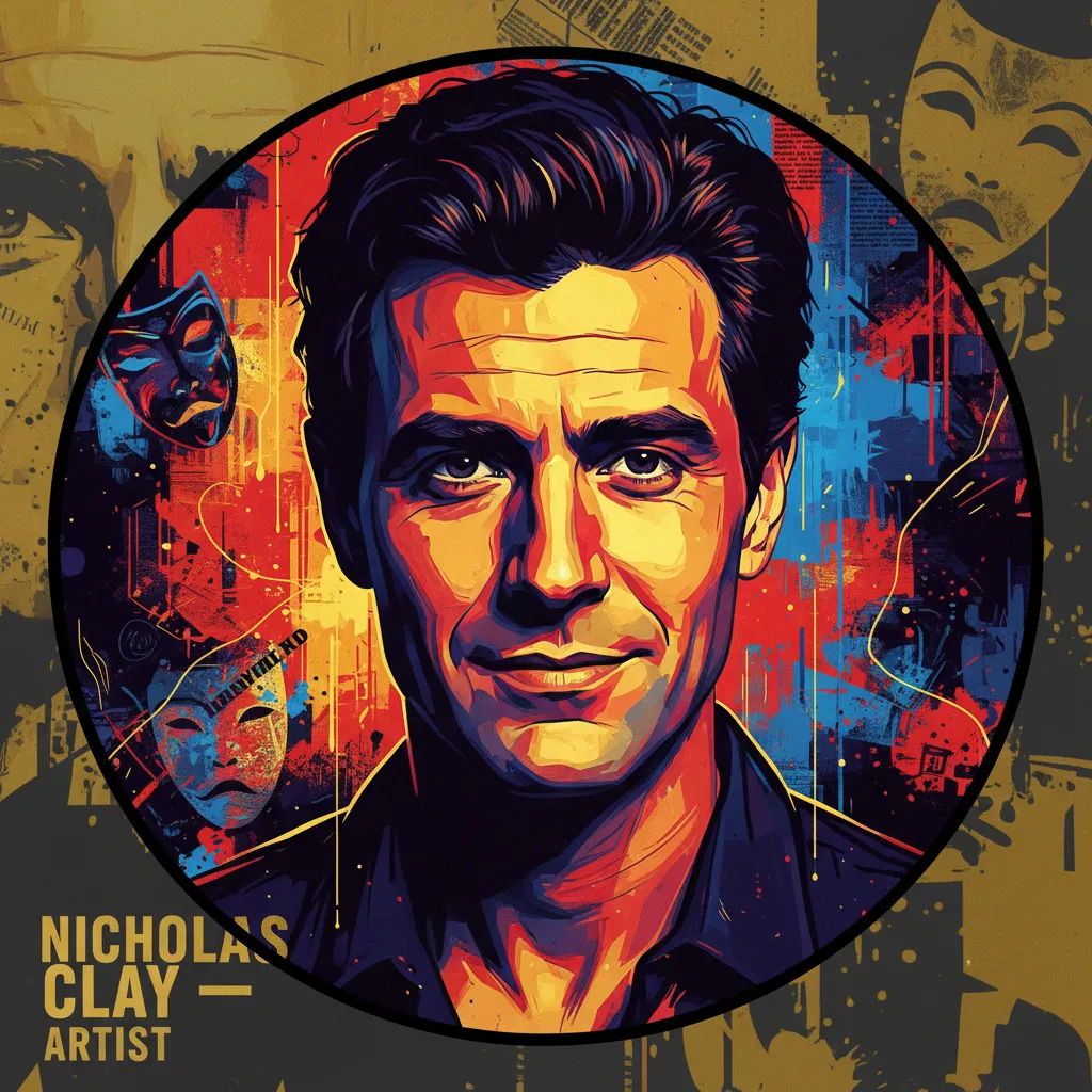 Artistic portrait of Nicholas Clay