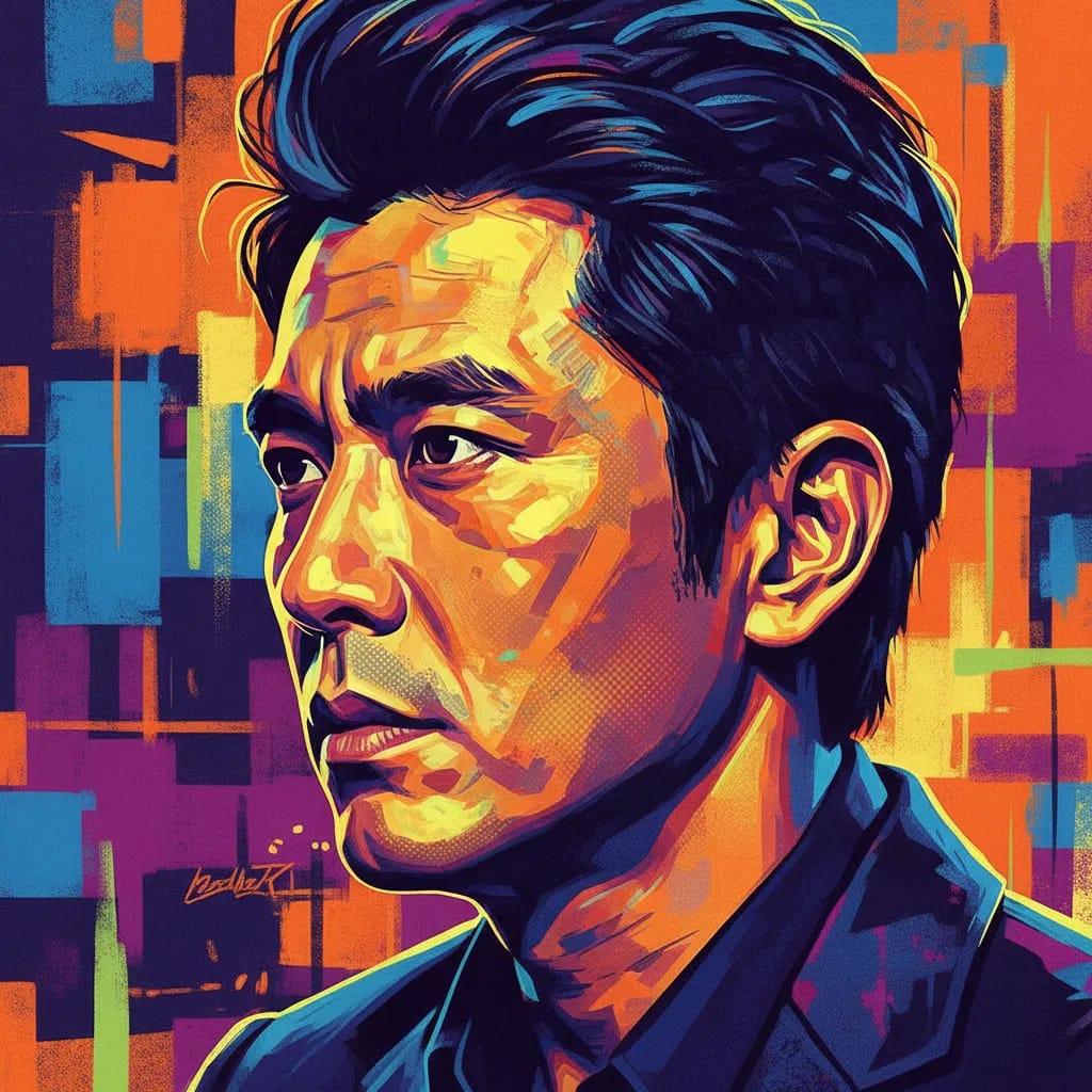 Artistic portrait of Danny Lee