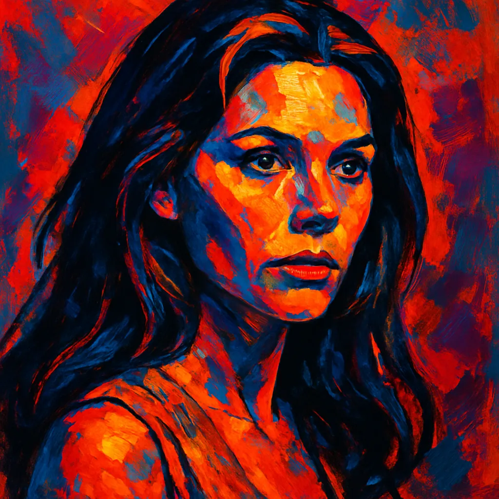 Artistic portrait of Linda Harrison