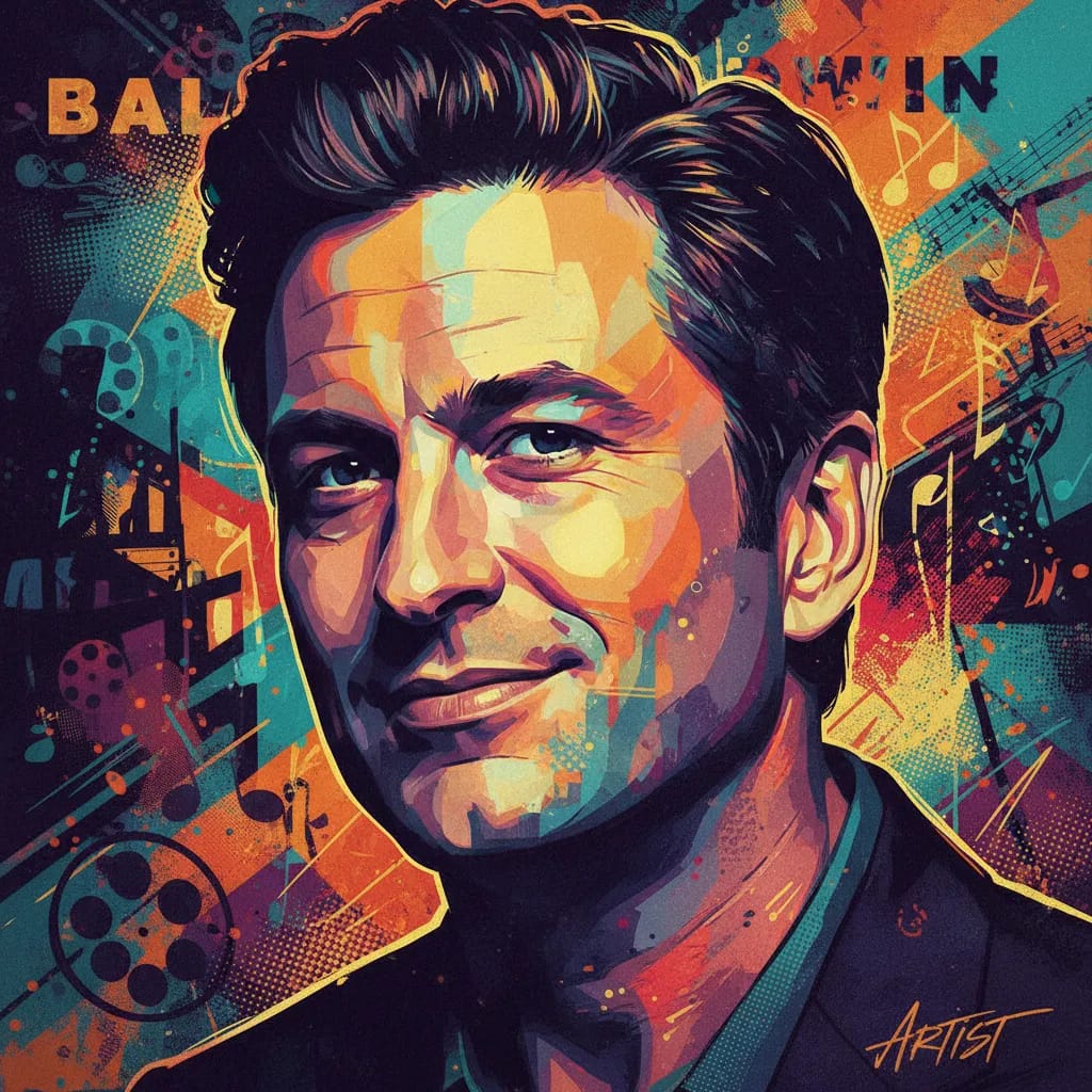 Artistic portrait of William Baldwin