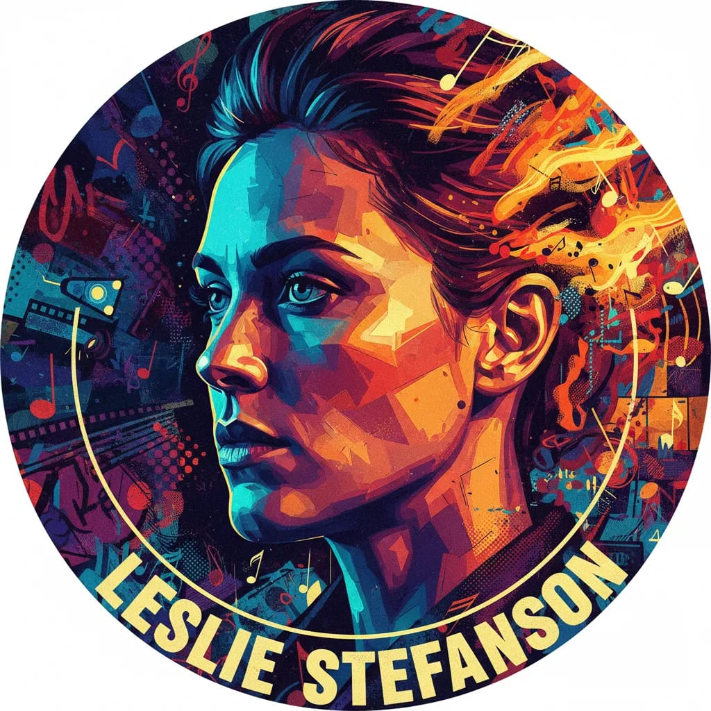 Artistic portrait of Leslie Stefanson