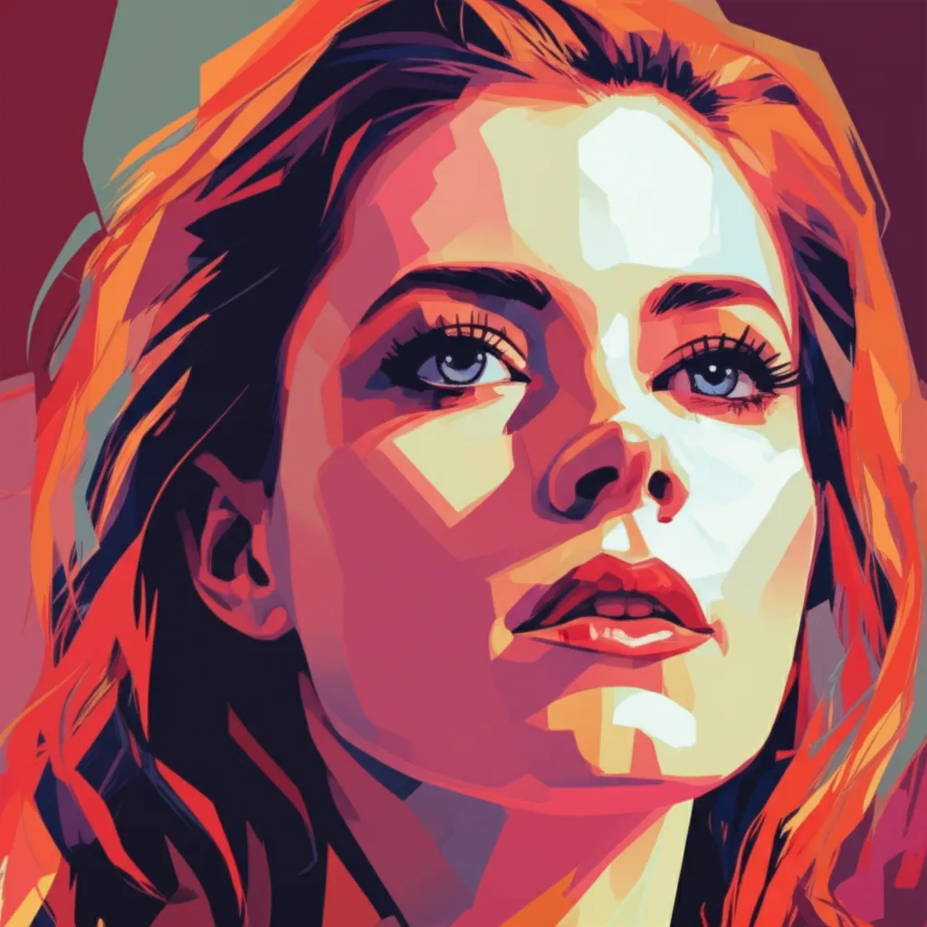 Artistic portrait of Amy Adams