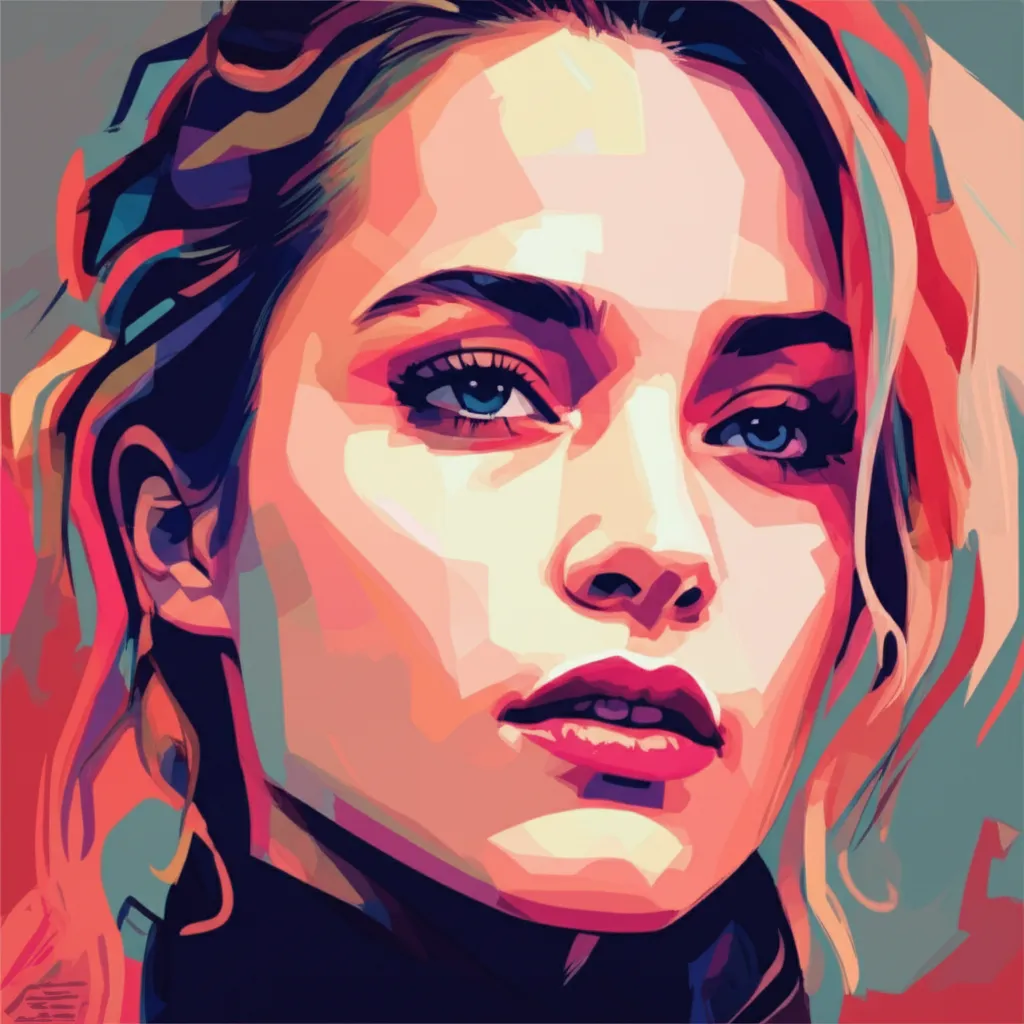 Artistic portrait of Alicia Vikander