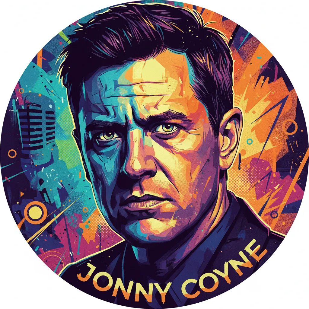 Artistic portrait of Jonny Coyne