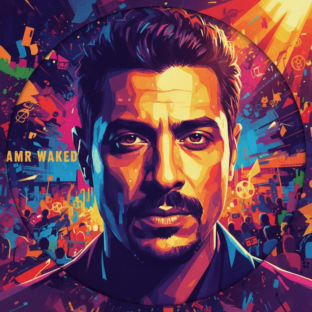 Artistic portrait of Amr Waked