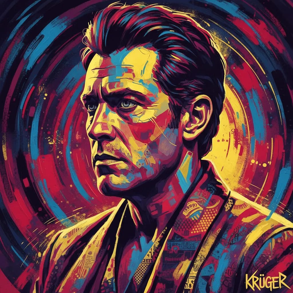 Artistic portrait of Franz-Otto Krüger