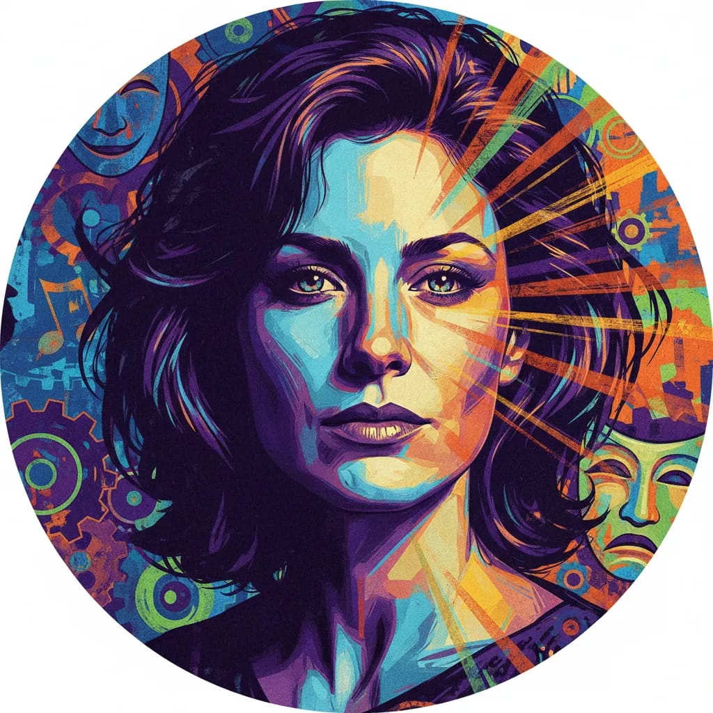 Artistic portrait of Sonja Smits