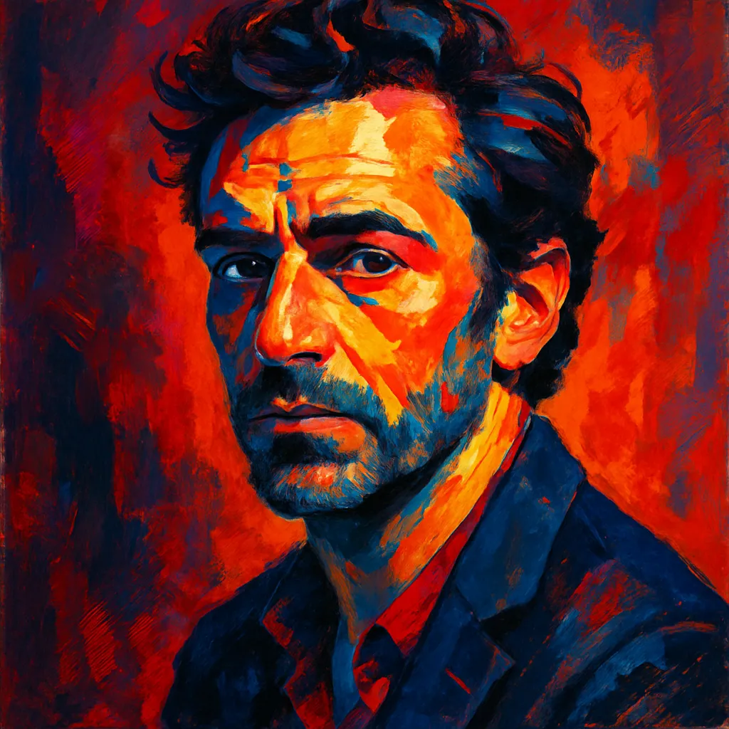Artistic portrait of Christophe Lourdelet