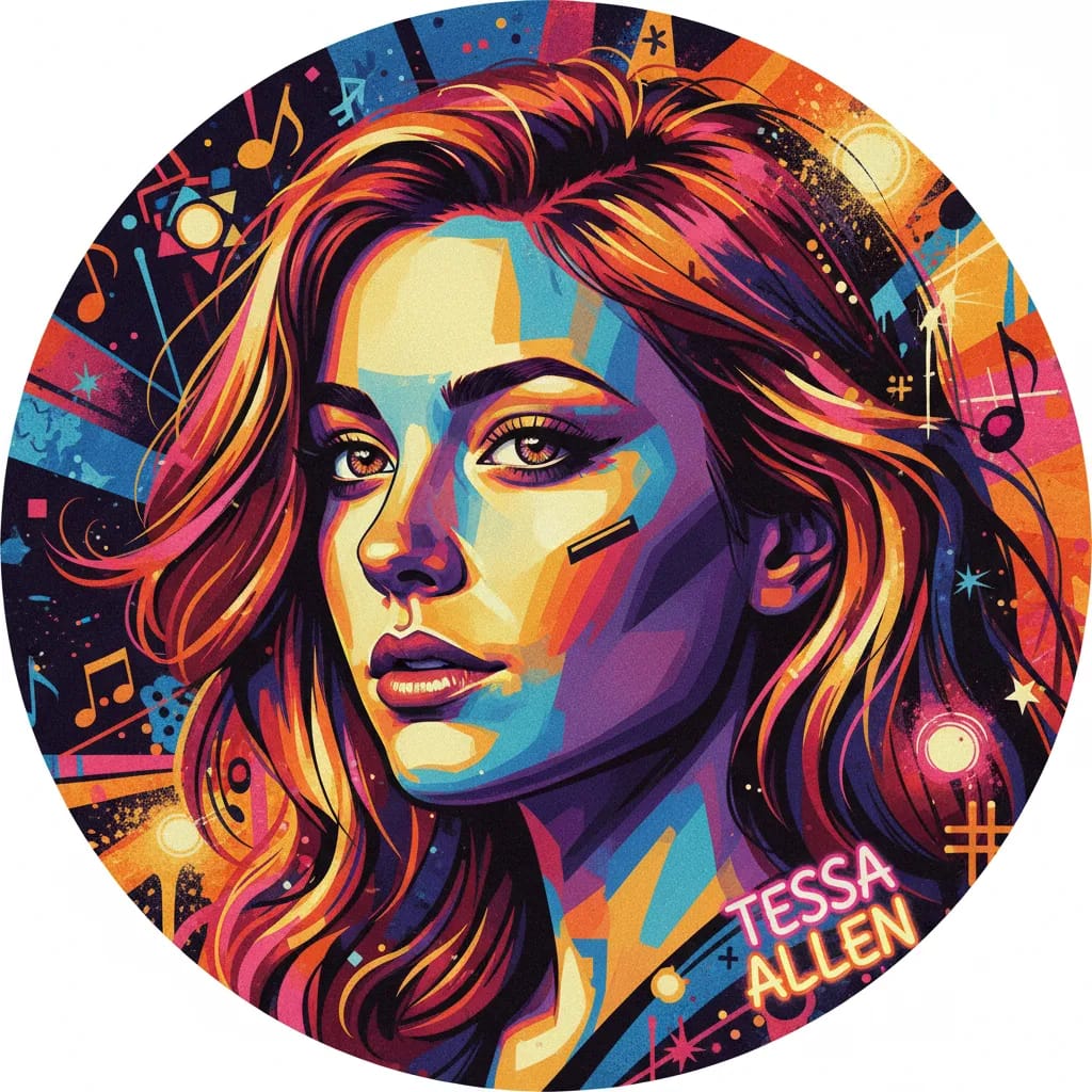Artistic portrait of Tessa Allen
