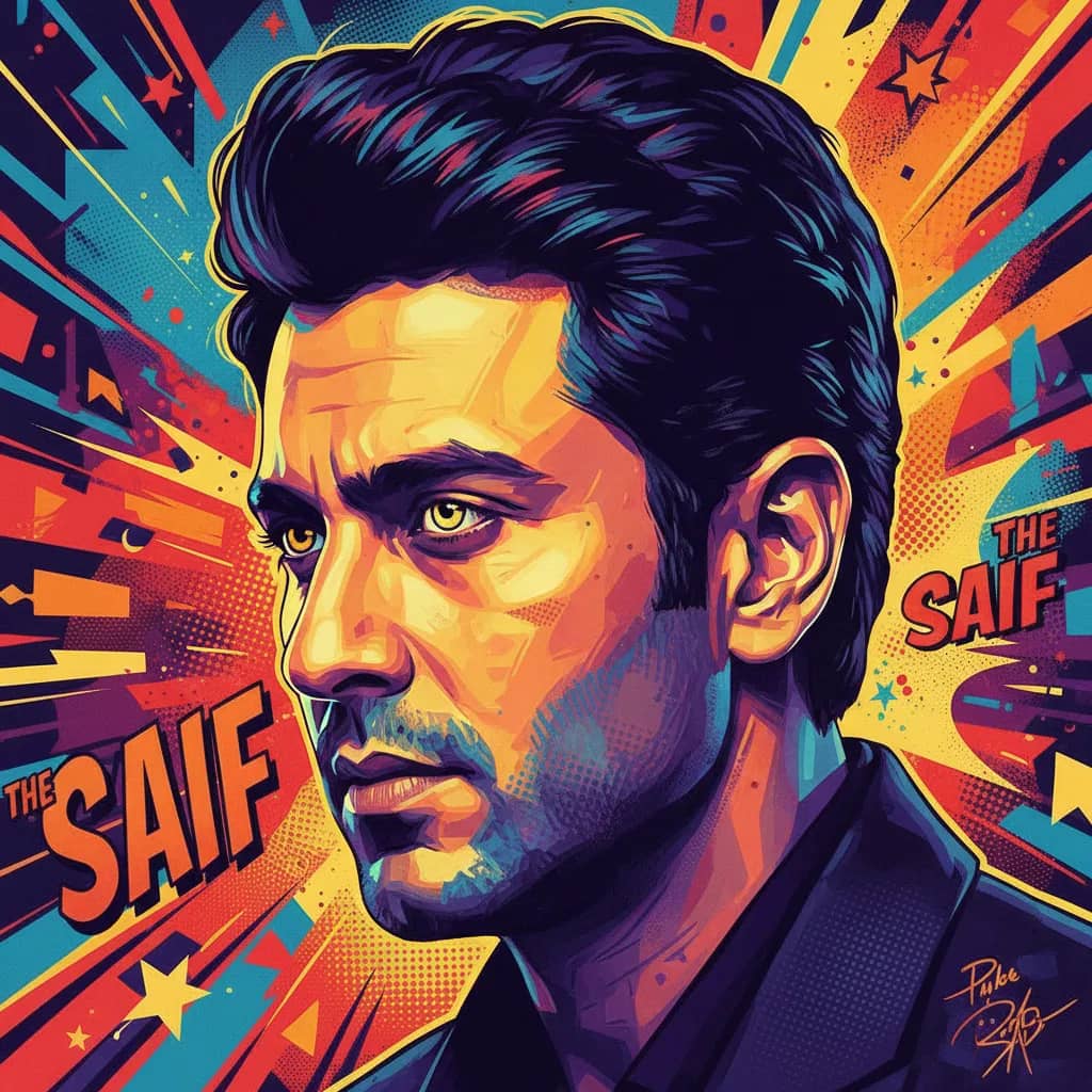 Portrait of Saif Ali Khan