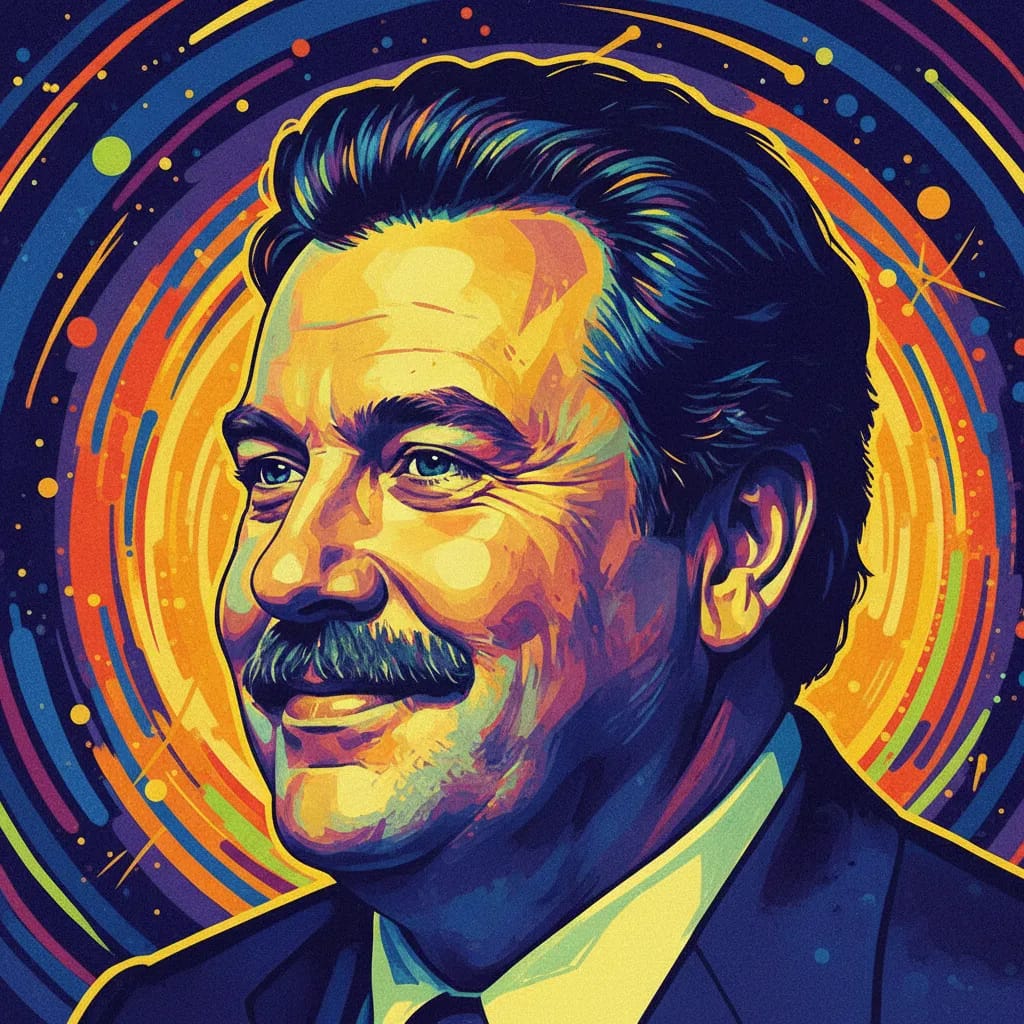 Artistic portrait of George Wendt