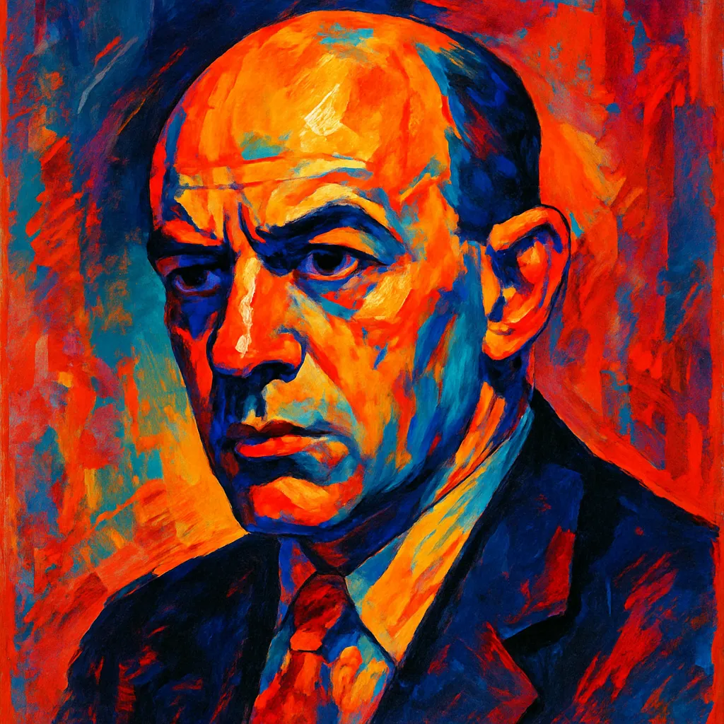 Artistic portrait of George Devine
