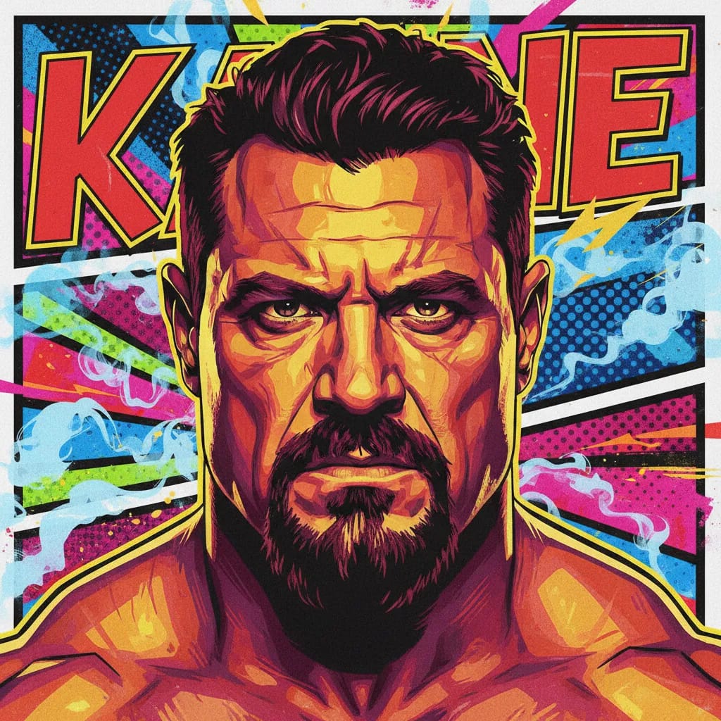 Artistic portrait of Glenn Jacobs