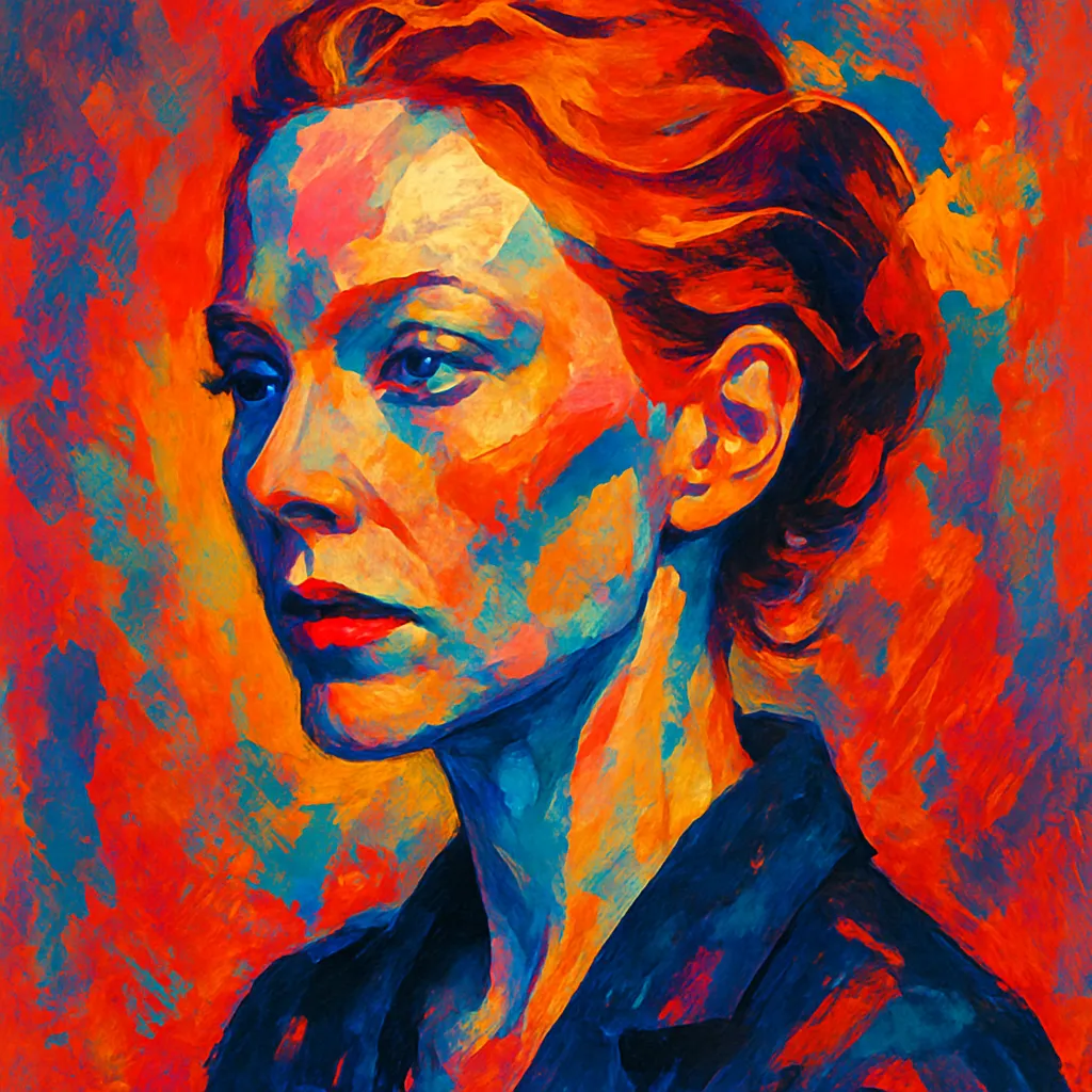Artistic portrait of Susanne Wuest