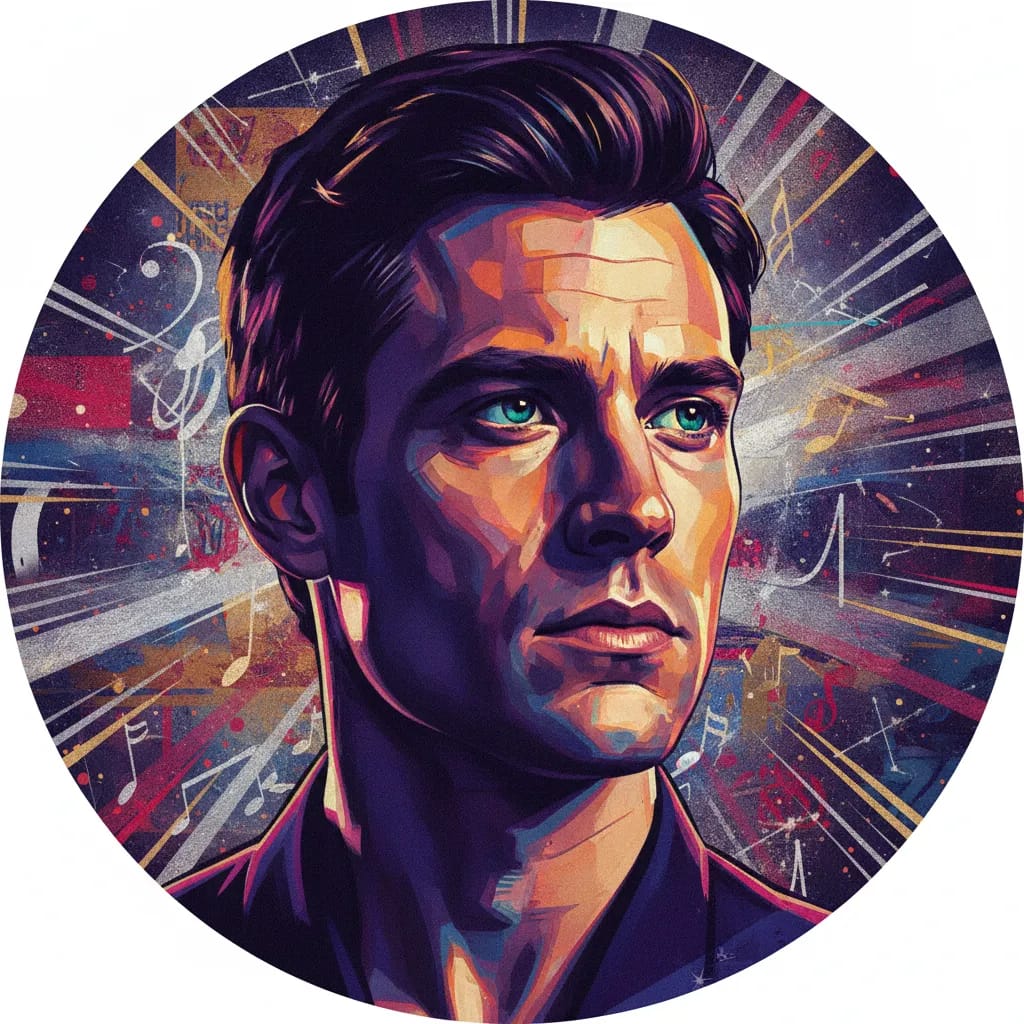 Artistic portrait of Ethan Peck