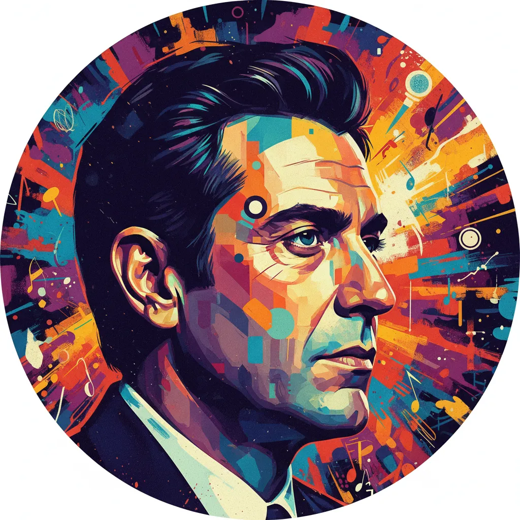 Artistic portrait of Ron Leibman