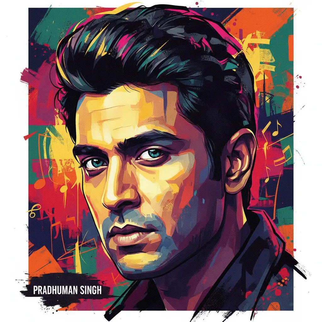 Artistic portrait of Pradhuman Singh