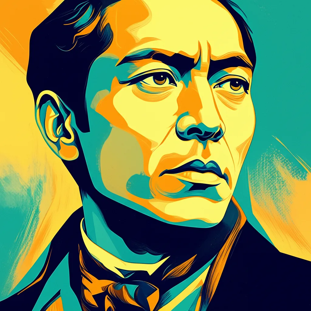 Artistic portrait of Sessue Hayakawa