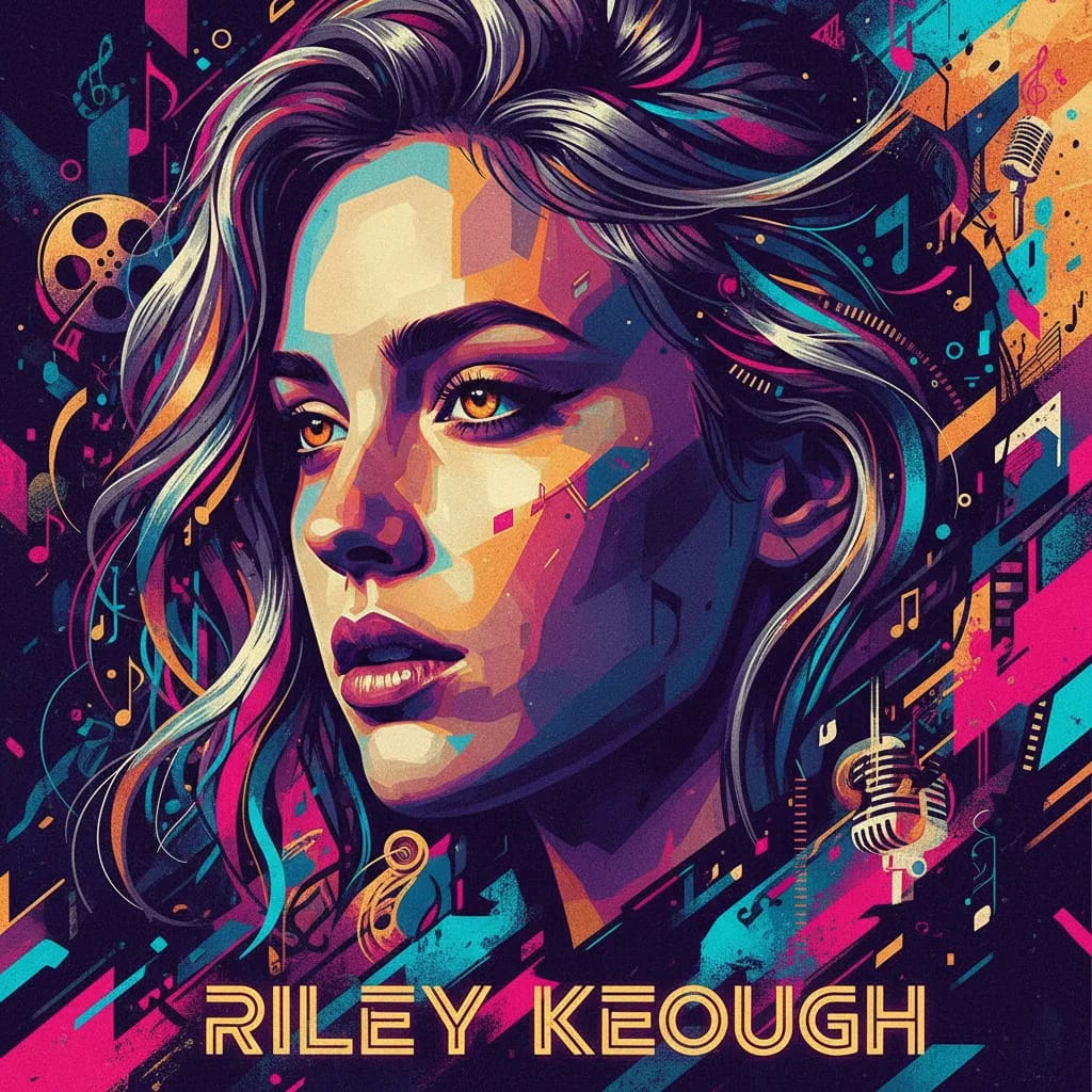 Artistic portrait of Riley Keough