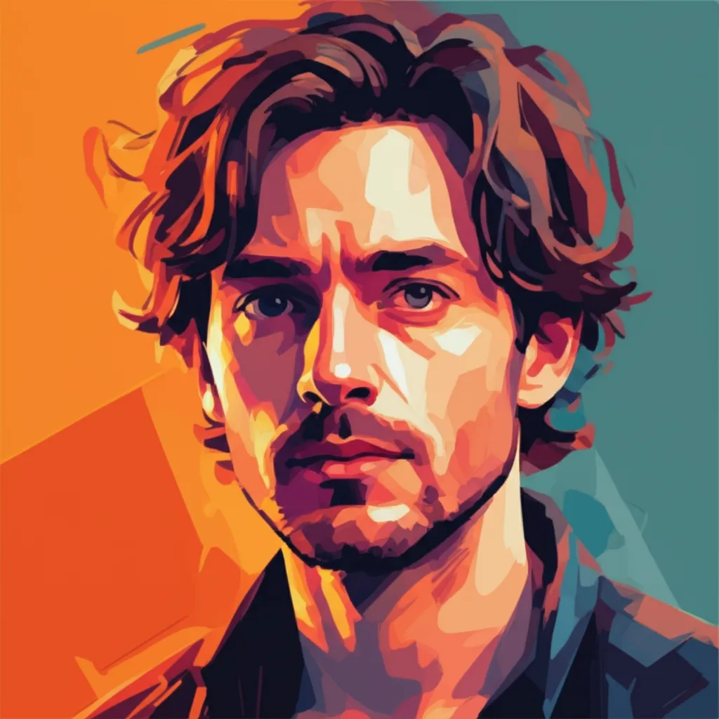 Artistic portrait of Sebastian Armesto