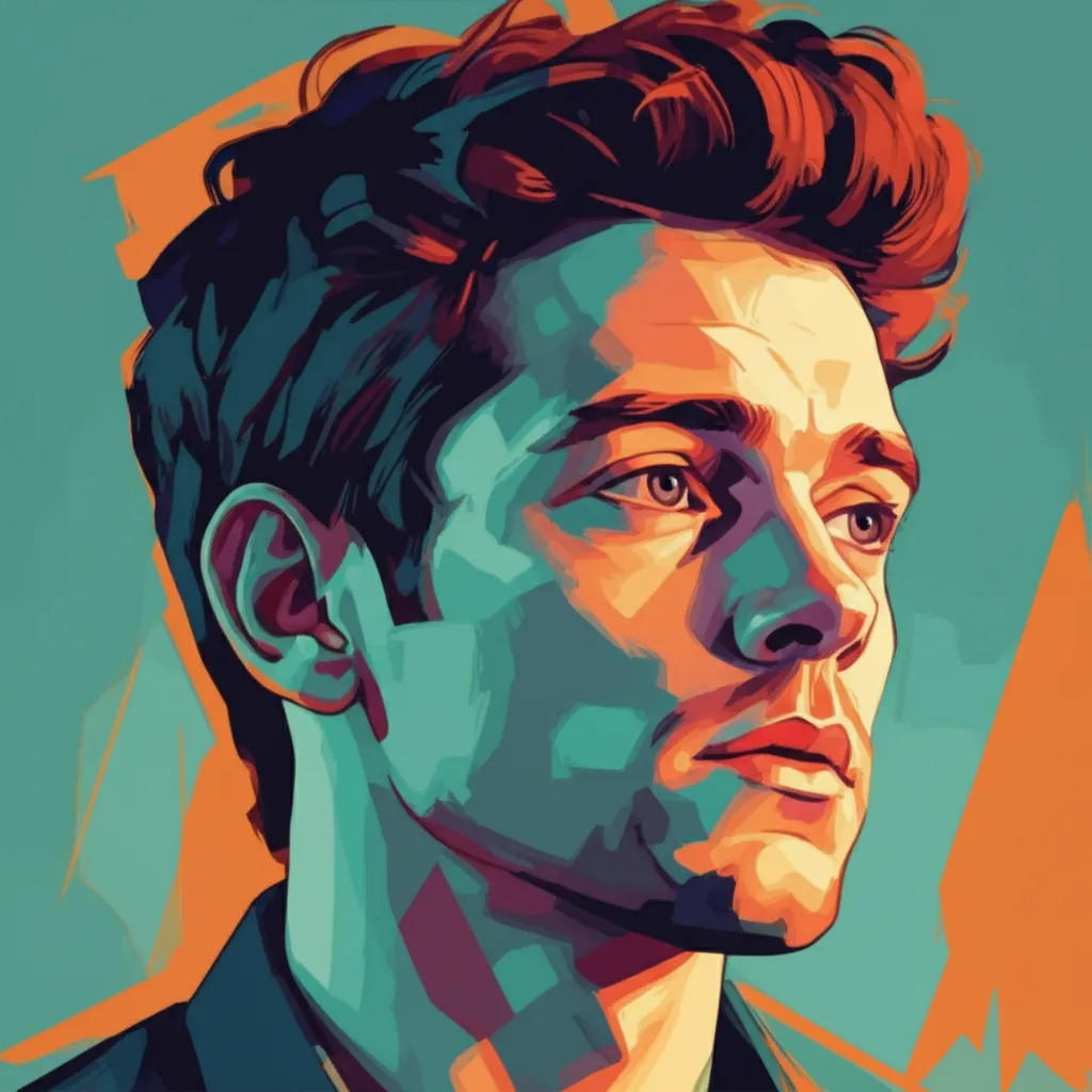 Artistic portrait of Jeremy Allen White