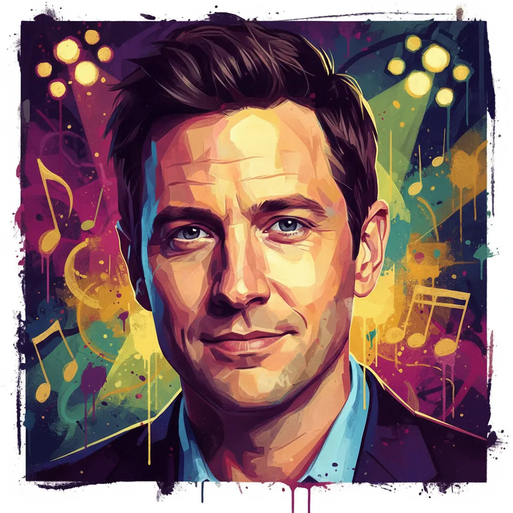 Artistic portrait of Ty Burrell