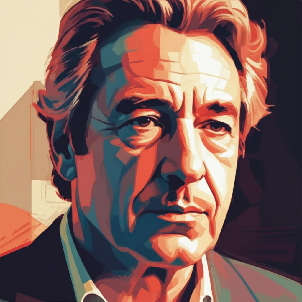 Artistic portrait of Jose Coronado