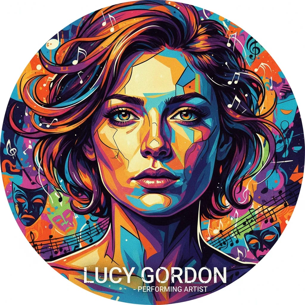 Artistic portrait of Lucy Gordon