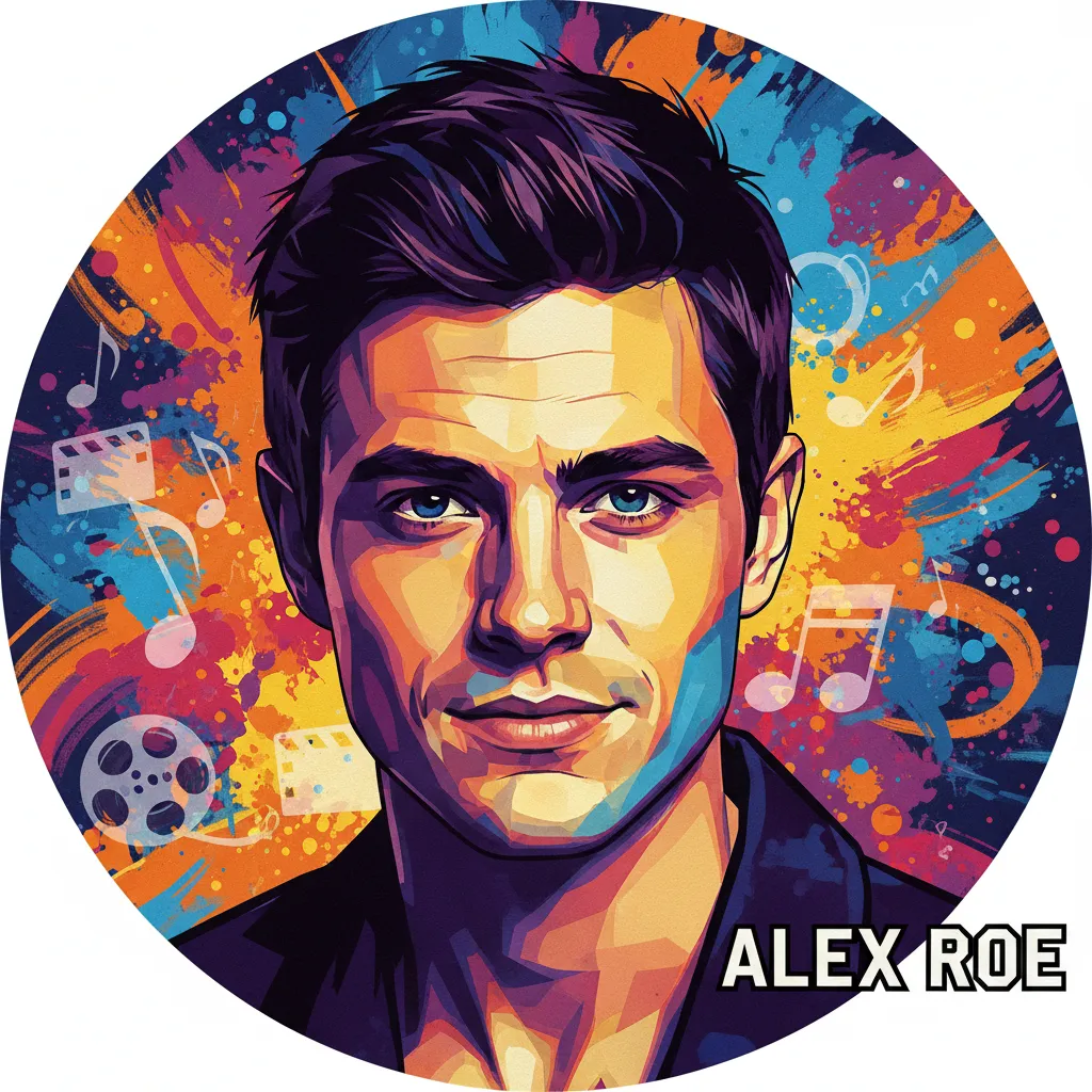 Artistic portrait of Alex Roe