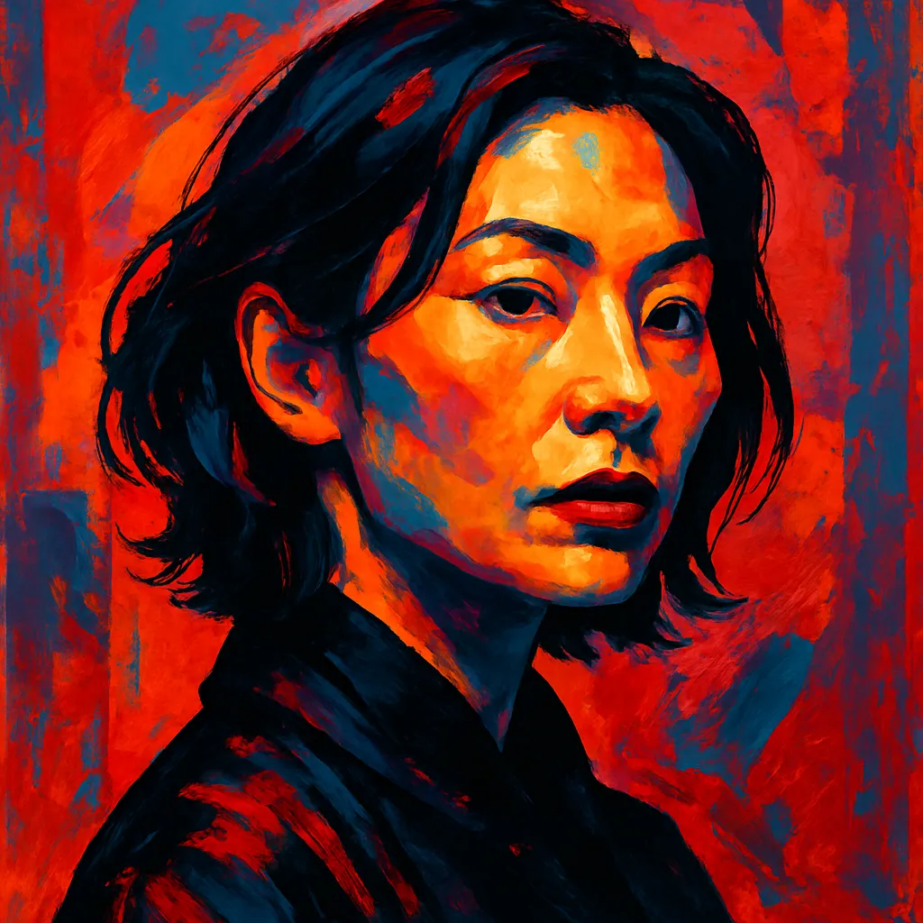 Artistic portrait of Miki Mizuno