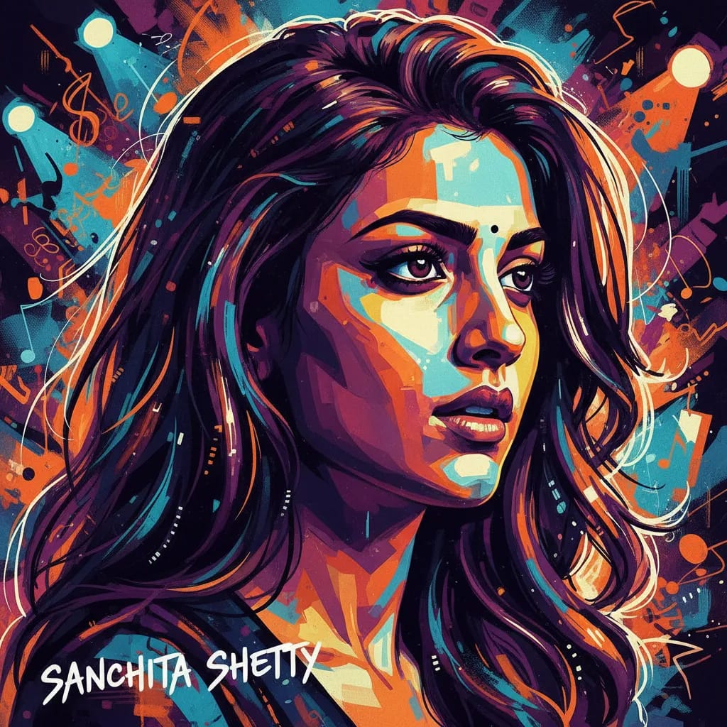 Artistic portrait of Sanchita Shetty